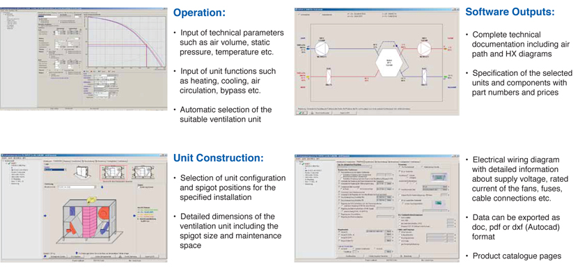 Selection Software Print Screens